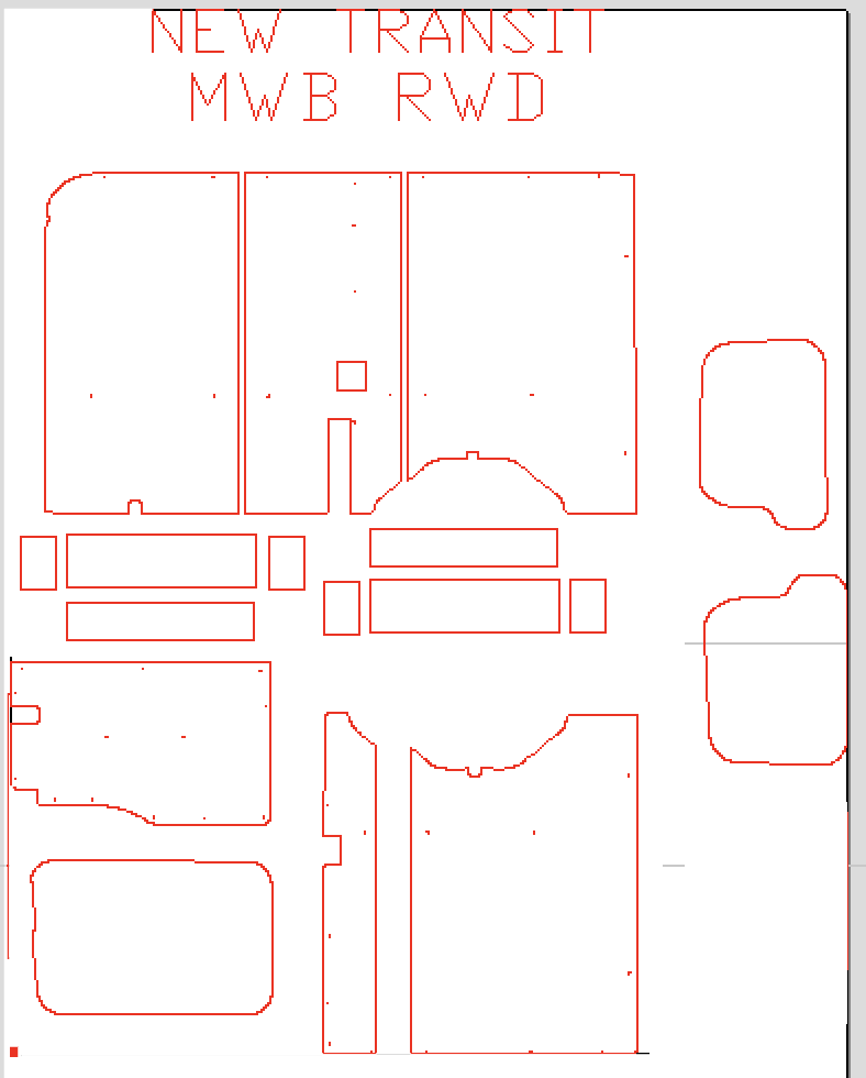 2014 Onwards Ford Transit Ply Lining Kit